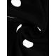 Bluse für Frauen Schwarz V-Ausschnitt Sexy Langarm Polyester Tops