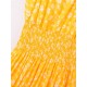 Damen Maxikleider Ärmelloses, gelb bedrucktes Trägerhals, rückenfreies Maxikleid aus Baumwolle