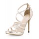 Silber Glitter Mode Gladiator Sandalen für Damen