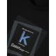 Gestreiftes K Buchstabe Geometrisches Muster Basik T-Shirt
