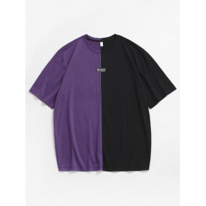 Help Me Farbe Zweifarbiges T-Shirt