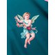 Angel Print Renaissance Kunst Sweatshirt