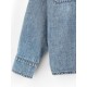 Drop-Schulter-Tasche Jeansjacke