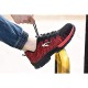 Ansel-UK Herren Arbeitsschuhe Leicht Atmungsaktiv Anti-Smash Puncture-Proof Zwischensohle S3 Sicherheitsschuhe mit Stahlkappe Berufsschuhe Handwerk Schuhe Turnschuhe Wanderhalbschuhe Stiefel