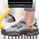 ZOSYNS Herren Schuhe mit Stahlkappe Sicherheitsschuhe für Heren Arbeitsschuhe Sicherheit Stahlsohle Anti-Perforations Luftdurchlässige Schuhe Schutzschuhe Outdoorschuhe Sneaker 38-46