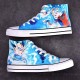 pZgfg Canvas Shoes Anime Dragon Ball Cosplay Son Goku Leinwand Schuhe Männlich Handbemalte Freizeitschuhe Paar Studentenschuhe