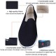 Xu-shoes Sommer Elastic Mund Loafer traditionelles Chinesisch Outdoor Training Martial Tai Chi Effort-Faule Schuhe 2020NEW (Size : EUR 43)