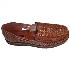 Sunsteps Barclay Herren Huarache-Sandalen aus handgewebtem Leder für ganztägigen Komfort