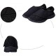 ZR1LZ Verstellbare Sandalen Weite Schuhe übergroße Schuhe EIN Pedal Klettschuhe Ödemschuhe-Black 40