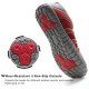 Oranginer Herren Barfußschuhe Big Toe Box Minimalistische Cross Training Schuhe für Männer (2-grau/rot) 40 EU