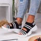 Women?s Casual Woven Wedge Comfy Open Toe Sandals Cloth Mesh Wedge Peep Toe Sandals