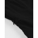 Vintage Kleider Schwarz 50er jahre mode mit Schleife Spitze Rockabilly kleid 1/2 Ärmel Kleider und Umlegekragen und figurbetonendem Design Damenmode