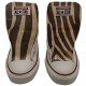 Unbekannt Sneaker All American USA - Base Type Star Unisex - Print Vintage 1200dpi - Italian Style - personalisierte Schuhe (Handwerk Produkt) Slim Zebra