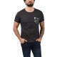 Blend Florens Herren T-Shirt Kurzarm Shirt mit Print und Rundhalsausschnitt
