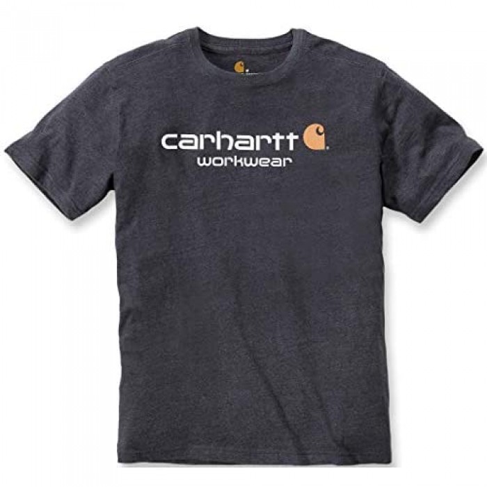 Carhartt .101214.026.s005 Core Logo T-Shirt, Medium, Carbon Heather