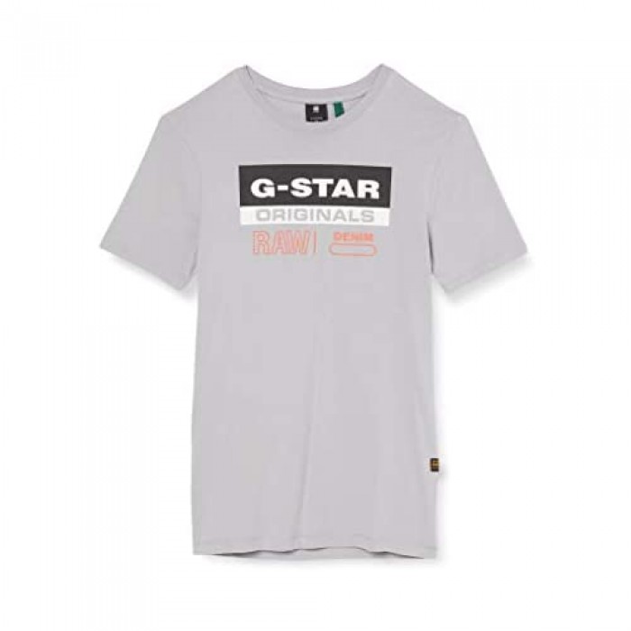 G-STAR RAW Herren Originals Label Logo Slim T-Shirt