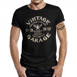 Gasoline Bandit Biker Racer T-Shirt - Vintage Garage
