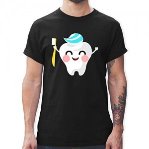 Shirtracer - Karneval & Fasching - Zahnfee mit Zahnpasta - Tshirt Herren und Männer T-Shirts