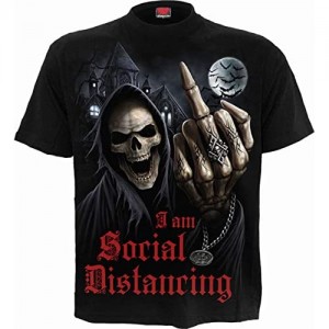 Spiral - Social Distance - T-Shirt - Schwarz