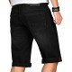 A. Salvarini Herren Designer Jeans Short Kurze Hose Comfort Fit Sommer Bermuda