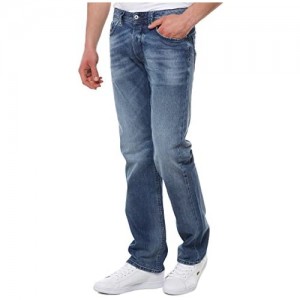 Diesel Herren Straight Jeans Larkee, Blau (Light Blue 0853P), W32/L30