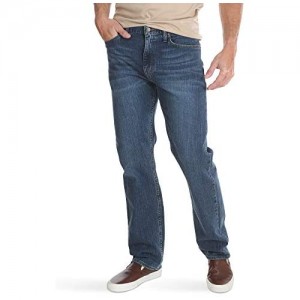 Wrangler Authentics Herren Classic Five-Pocket Regular Fit Straight Leg Jeans