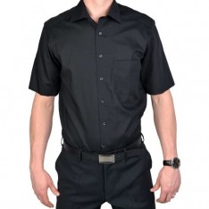 Marvelis Modern Fit Kurzarm Hemd schwarz