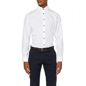 Seidensticker Herren Business Hemd Tailored Fit – Bügelfreies