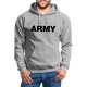 Neverless® Hoodie Herren Army Aufdruck Print Kapuzen-Pullover Männer