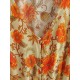 Boho Kleid V-Ausschnitt Langarm Ärmeln Blumendruck Sommerkleid