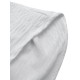 Weißes Sommerkleid mit rundem Kragen, ärmelloses, schulterfreies, plissiertes, rückenfreies Strandkleid aus geschnürtem Polyester